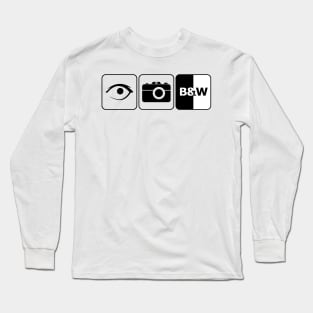 I Photograph Black and White Repost Long Sleeve T-Shirt